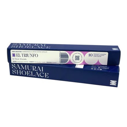 Samurai Shoelace  Selection: El Triunfo nespresso kávékapszula 10db