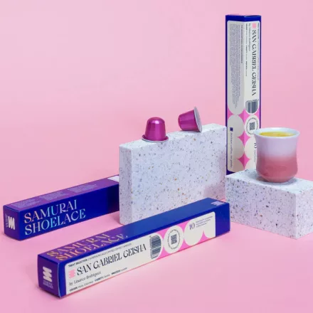 Samurai Shoelace Treat Selection: San Gabriel Geisha nespresso kompatibilis aluminium kapszula 10db