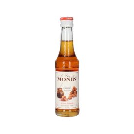 Coffee66 MONIN Caramel szirup cukor tartalommal 0,25l – különleges kávékiegészítő