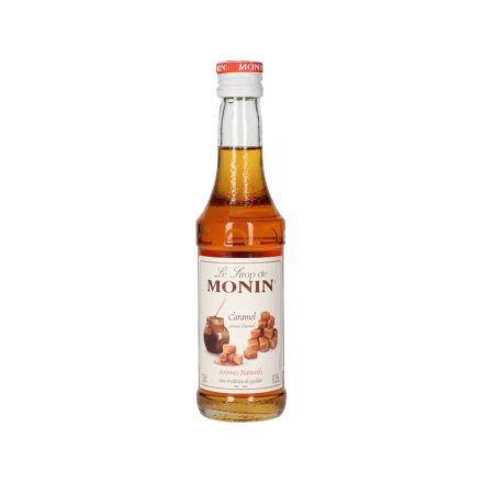 MONIN Caramel szirup cukor tartalommal 0,25l