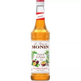 Coffee66 MONIN Passion Fruit  szirup cukor tartalommal 0,25l – különleges kávékiegészítő