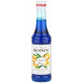 Coffee66 MONIN Blue Curacao  izesitésü  szirup cukor tartalommal 0,25l – különleges kávékiegészítő