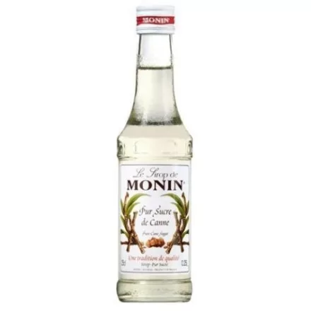 Coffee66 MONIN Mauritiusi nád cukor  izesitésü  szirup cukor tartalommal 0,25l – különleges kávékiegészítő