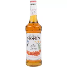 Coffee66 MONIN Sós karamell (Salted karamell) szirup 0,25l – különleges kávékiegészítő