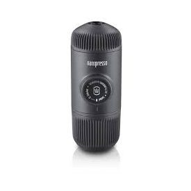 Coffee66 Wacaco Nanopresso szürke hordozható kávéfőző őrölt kávéhoz + kemény védőtok