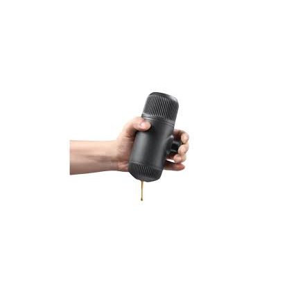 Coffee66 Wacaco Nanopresso szürke hordozható kávéfőző őrölt kávéhoz + kemény védőtok