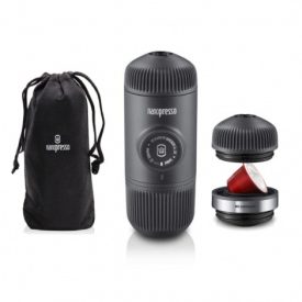 Coffee66 Wacaco Nanopresso hordozható kávéfőző szürke + NS adapter
