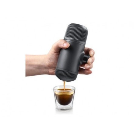 Coffee66 Wacaco Nanopresso hordozható kávéfőző szürke + NS adapter