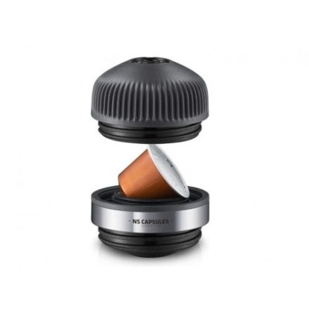 Coffee66 Wacaco Nanopresso hordozható kávéfőző szürke + NS adapter