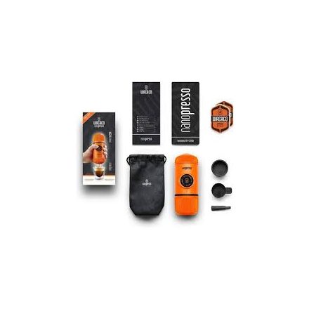 Coffee66 Wacaco Nanopresso GR Narancs hordozható kávéfőző őrölt kávéhoz