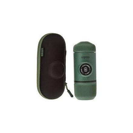 Coffee66 Wacaco Nanopresso mohazöld hordozható kávéfőző + kemény tok