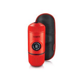 Coffee66 Wacaco Nanopresso Lávavörös hordozható kávéfőző + kemény védőtok