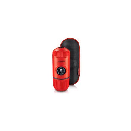 Coffee66 Wacaco Nanopresso Lávavörös hordozható kávéfőző + kemény védőtok