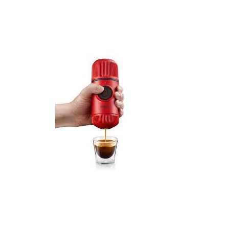 Coffee66 Wacaco Nanopresso Lávavörös hordozható kávéfőző + kemény védőtok
