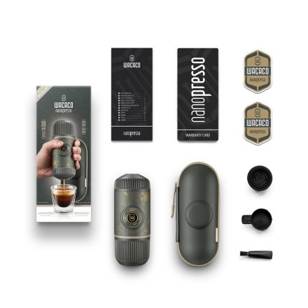 Coffee66 Wacaco Nanopresso Dark Souls hordozható kávéfőző védőtokkal
