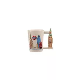 Kerámia bögre Bigben füllel 400ml