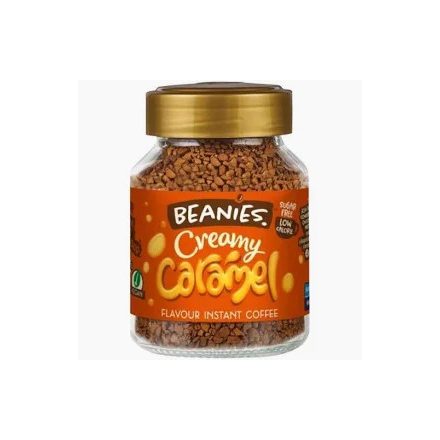 Beanies instant kávé krémes karamella 50 g – Coffee66 webáruház