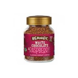 Coffee66 Beanies instant kávé fehércsokis málna 50 g
