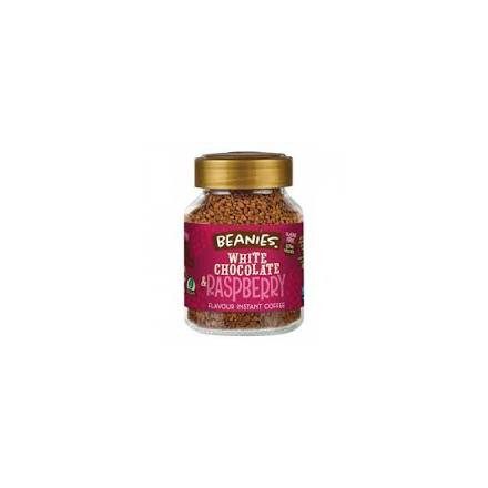 Coffee66 Beanies instant kávé fehércsokis málna 50 g