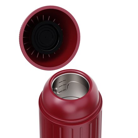Coffee66 2 in 1 Utazó kávéfőző darált kávéhoz és nespresso kapszulához VÍZMELEGÍTÉSSEL PIROS