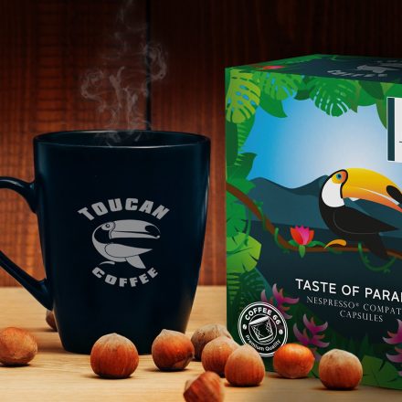 Coffee66 NUTI TOUCAN NESPRESSO® KOMPATIBILIS KÁVÉKAPSZULA 20db – Nespresso kompatibilis kávékapszula