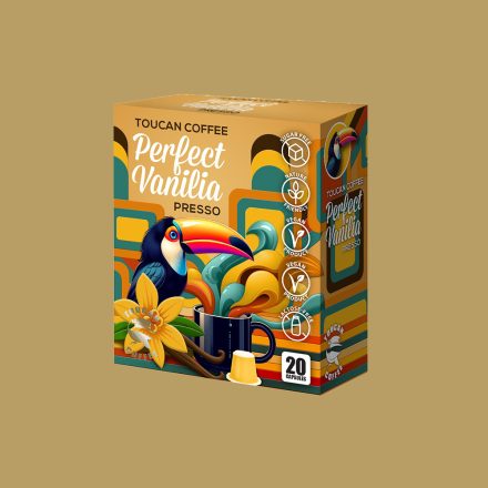 Toucan Perfect Vanilla Nespresso-kompatibilis kávékapszula, 20 db