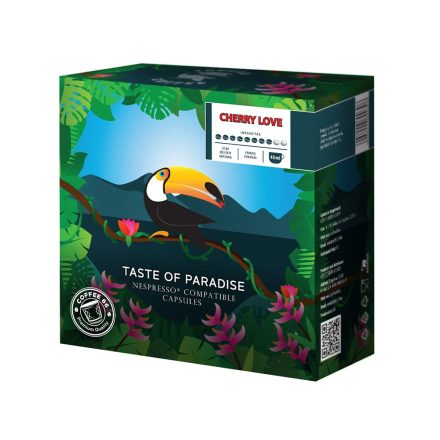 Coffee66 Cherry Love TOUCAN NESPRESSO® KOMPATIBILIS KÁVÉKAPSZULA 20db – Nespresso kompatibilis kávékapszula