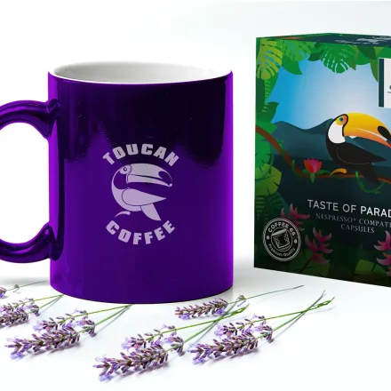 Coffee66 Levendula TOUCAN NESPRESSO® KOMPATIBILIS KÁVÉKAPSZULA 20db – Nespresso kompatibilis kávékapszula