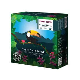 Coffee66 Puncs Torta Toucan  NESPRESSO® kompatibilis kávékapszula 20db – Nespresso kompatibilis kávékapszula