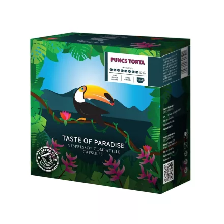 Coffee66 Puncs Torta Toucan  NESPRESSO® kompatibilis kávékapszula 20db – Nespresso kompatibilis kávékapszula