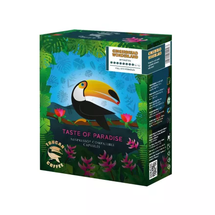 Coffee66 Gingerbread Wonderland - NESPRESSO® kompatibilis TOUCAN kávékapszula, 20 db – Nespresso kompatibilis kávékapszula