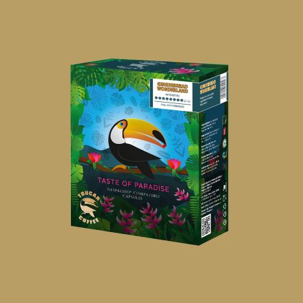 Gingerbread Wonderland - NESPRESSO® kompatibilis TOUCAN kávékapszula, 20 db