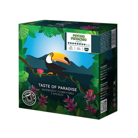 Coffee66 Psycho Pistáchio TOUCAN NESPRESSO® KOMPATIBILIS KÁVÉKAPSZULA 20db – Nespresso kompatibilis kávékapszula