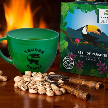Coffee66 Psycho Pistáchio TOUCAN NESPRESSO® KOMPATIBILIS KÁVÉKAPSZULA 20db – Nespresso kompatibilis kávékapszula