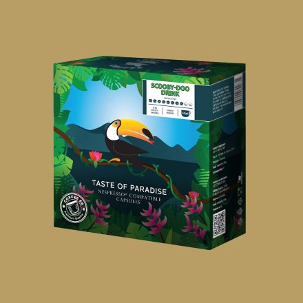 Coffee66 Coffee SCOOBIDOO DRINK TOUCAN NESPRESSO® KOMPATIBILIS KÁVÉKAPSZULA 20db – Nespresso kompatibilis kávékapszula