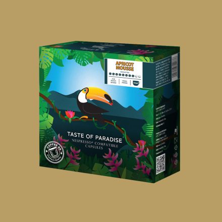 Coffee66 Apricot Mousse TOUCAN NESPRESSO® KOMPATIBILIS KÁVÉKAPSZULA 20db – Nespresso kompatibilis kávékapszula