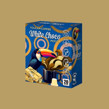 White Choco Mocca – fehércsokis Nespresso® kompatibilis kávékapszula, 20 db