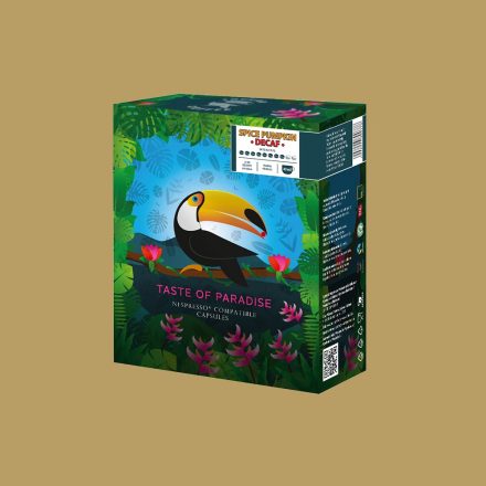 Coffee66 SPICE PUMPKIN Koffeinmentes TOUCAN NESPRESSO® KOMPATIBILIS KÁVÉKAPSZULA 20db – Nespresso kompatibilis kávékapszula