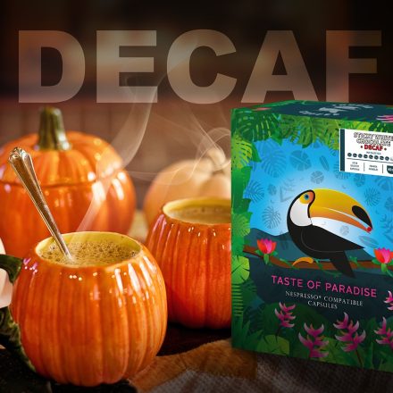 Coffee66 SPICE PUMPKIN Koffeinmentes TOUCAN NESPRESSO® KOMPATIBILIS KÁVÉKAPSZULA 20db – Nespresso kompatibilis kávékapszula