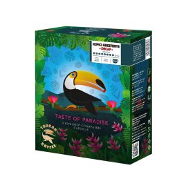 Coffee66 Icipici Gesztenye Koffeinmentes TOUCAN NESPRESSO® KOMPATIBILIS KÁVÉKAPSZULA 20db – Nespresso kompatibilis kávékapszula