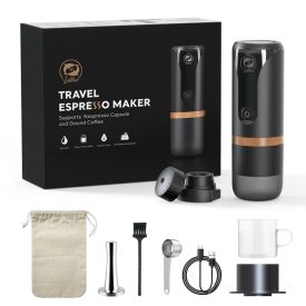 Coffee66 2 in 1 Utazó kávéfőző darált kávéhoz és nespresso kapszulához