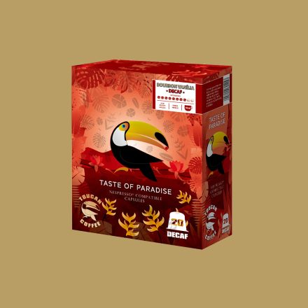 Coffee66 Bourbon Vanilia koffeinmentes NESPRESSO® KOMPATIBILIS KÁVÉKAPSZULA – Nespresso kompatibilis kávékapszula