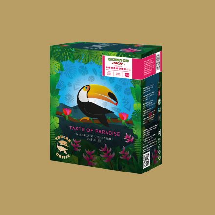 Coffee66 Coconut Cub koffeinmentes  NESPRESSO® KOMPATIBILIS KÁVÉKAPSZULA – Nespresso kompatibilis kávékapszula