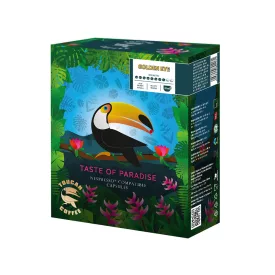 Coffee66 Golden Eye TOUCAN NESPRESSO® KOMPATIBILIS KÁVÉKAPSZULA 20db – Nespresso kompatibilis kávékapszula