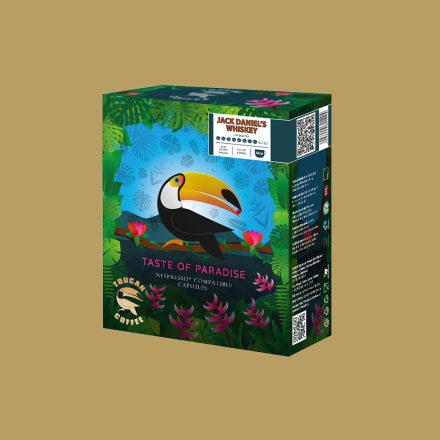 Coffee66 Jack Daniels Whisky TOUCAN NESPRESSO® KOMPATIBILIS KÁVÉKAPSZULA 20db – Nespresso kompatibilis kávékapszula
