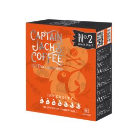Coffee66 Captain Jack's Coffee No.2. Nespresso® kompatibilis kávékapszula 16db – Nespresso kompatibilis kávékapszula