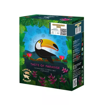 Coffee66 Gingerberry  Zing TOUCAN NESPRESSO® KOMPATIBILIS KÁVÉKAPSZULA 20db – Nespresso kompatibilis kávékapszula