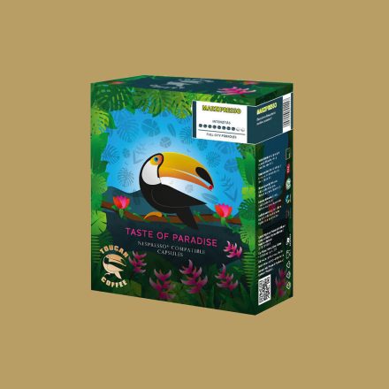Coffee66 Marzipresso TOUCAN NESPRESSO® KOMPATIBILIS KÁVÉKAPSZULA 20db – Nespresso kompatibilis kávékapszula