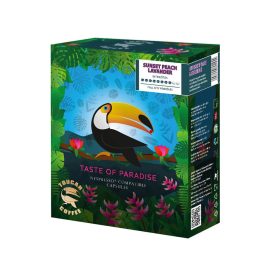 Coffee66 Sunset peach lavander TOUCAN NESPRESSO® KOMPATIBILIS KÁVÉKAPSZULA 20db – Nespresso kompatibilis kávékapszula