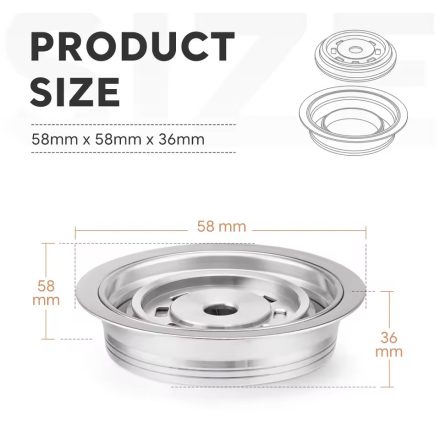 VERTUO gépekhez adapter 80ml kávéhoz